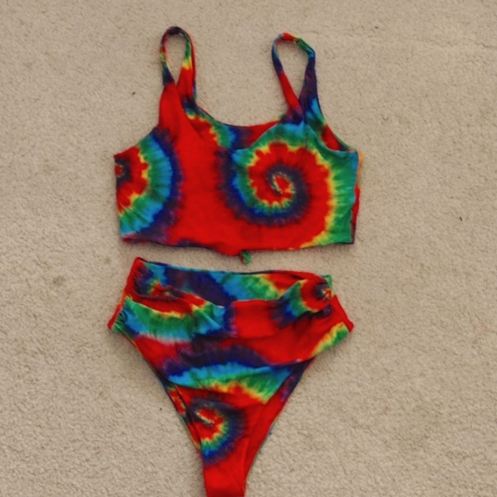 Tie dye swimsuit